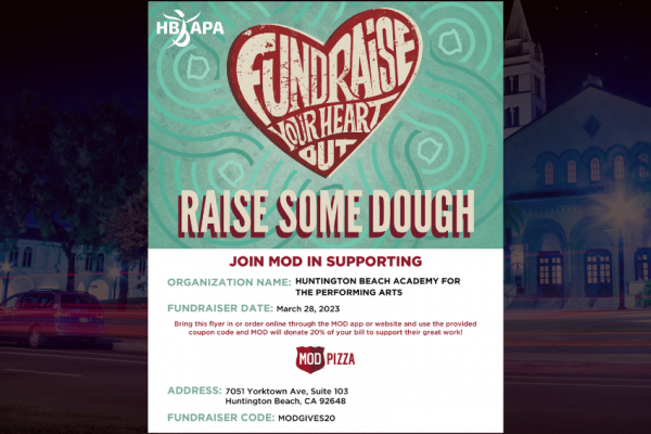 APA&rsquo;s MOD Pizza Fundraiser: Tues, 3/28