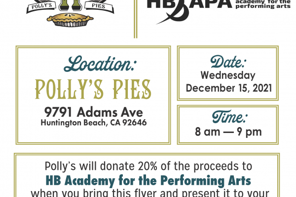 APA&rsquo;s Polly&rsquo;s Pies Fundraiser
