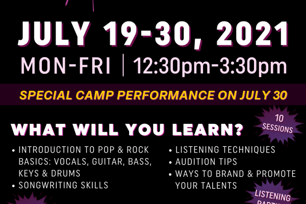 APA&rsquo;s Pop Music Summer Camp