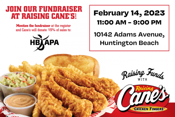 APA&rsquo;s RAISING CANE&rsquo;S Fundraiser: Tues, Feb 14th!