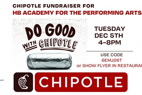 CHIPOTLE FUNDRAISER DECEMBER 5