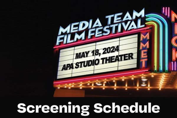 MMET Media Team Film Festival Screening Schedule