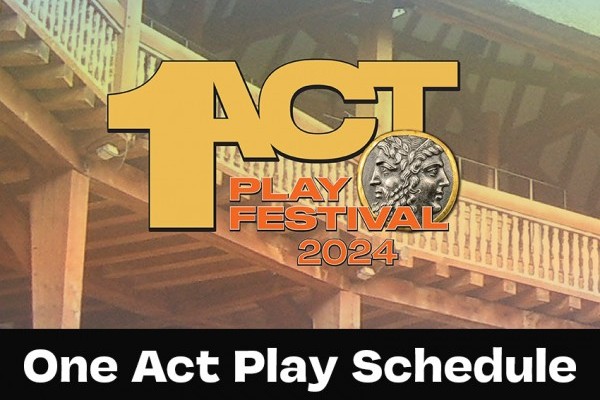 One Act Play Performance Schedule