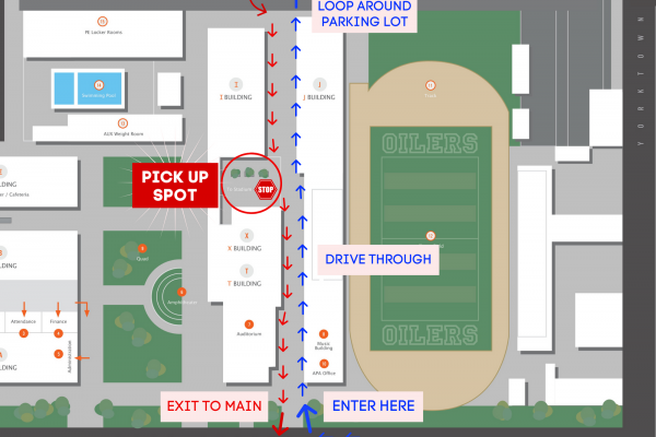 Route Map for Academy Awards Pick-Up