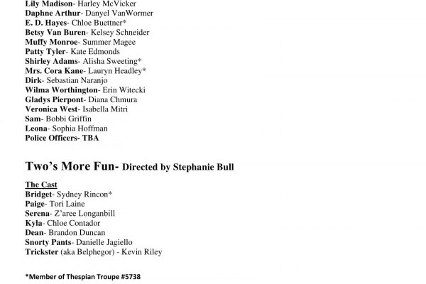 TWO TALES OF TERROR cast&hellip;REVEALED!