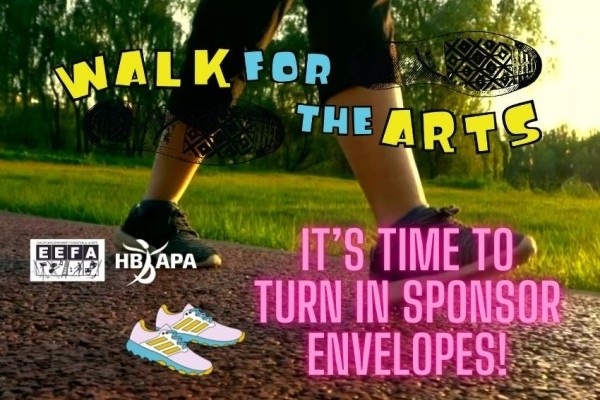 Time to Turn in Walk for the Arts Sponsor Envelopes